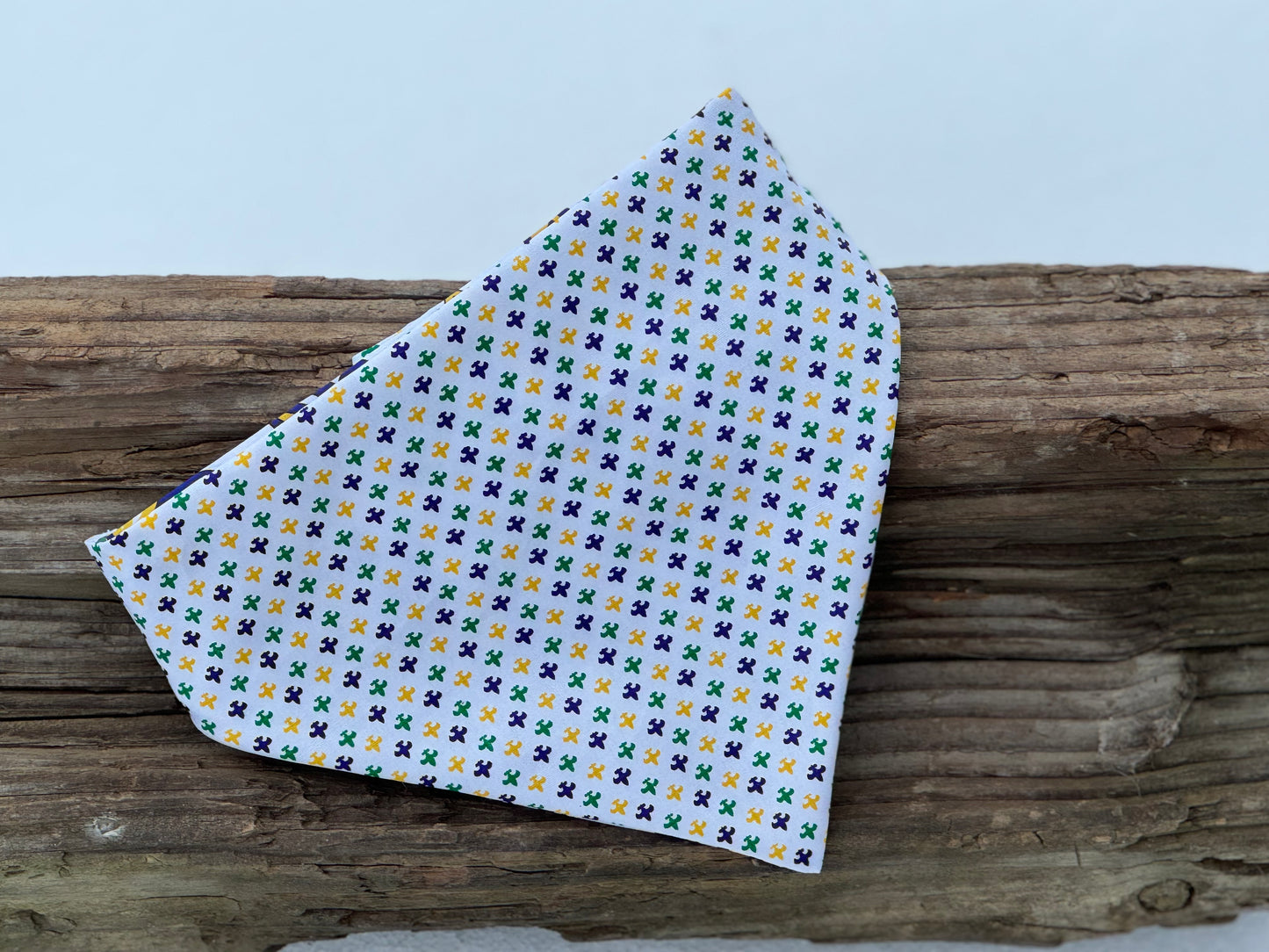 Mardis Gras Fleur de Lys Pet Bandana