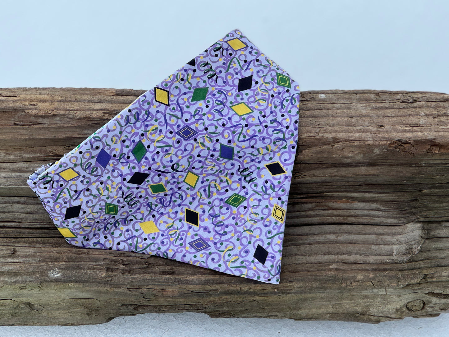 Mardis Gras Masks Pet Bandana