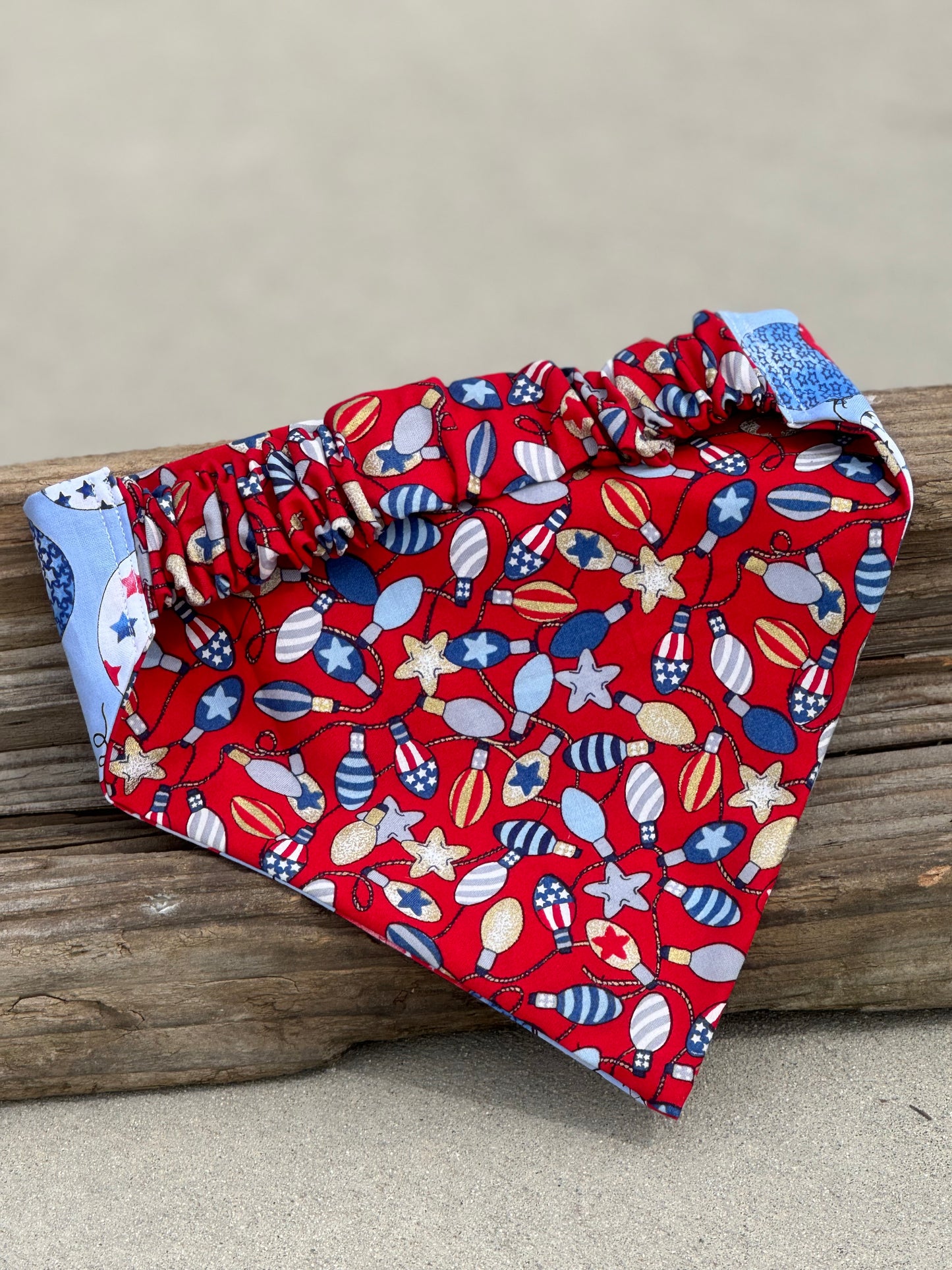 Fourth July Balloons Dog Bandana